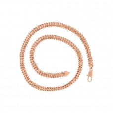 Apzeltīta ķēdīte ar klasisku pinumu